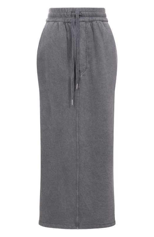 Хлопковая юбка Isabel Marant Etoile 25PJU0202FB-C1G03E Серый 25PJU0202FB-C1G03E