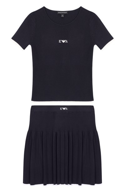 Комплект из футболки и юбки EMPORIO ARMANI, арт. EG000767/AF22788