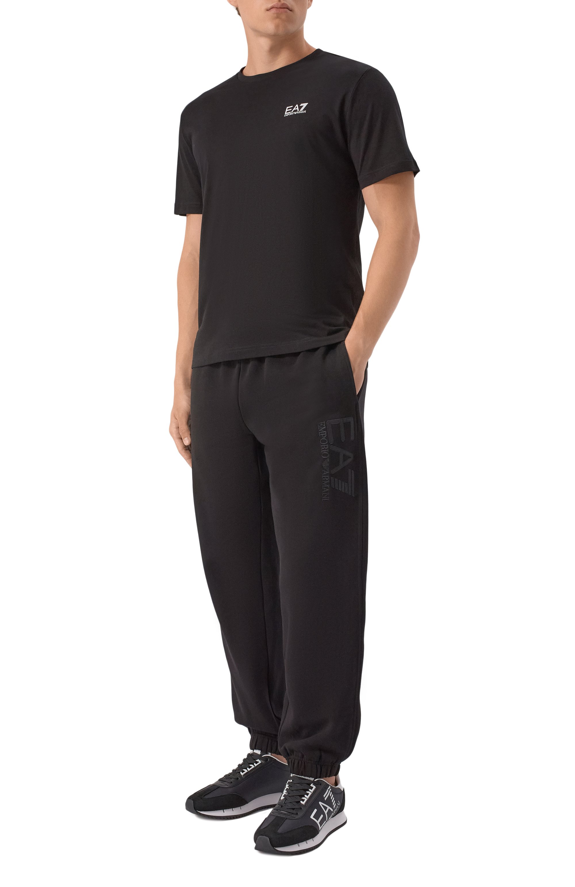 Комбинированные кроссовки EA7, арт. 7X000541/AF18609, фото 2