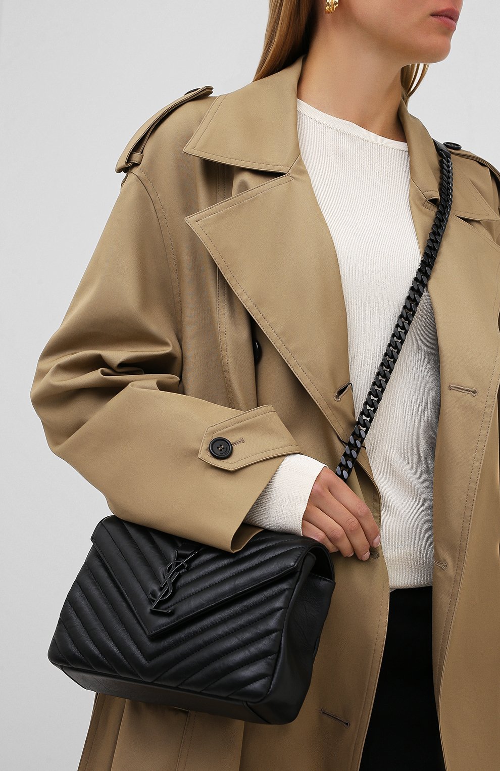 Сумка college medium SAINT LAURENT, арт. 600279/1UQ08, фото 2