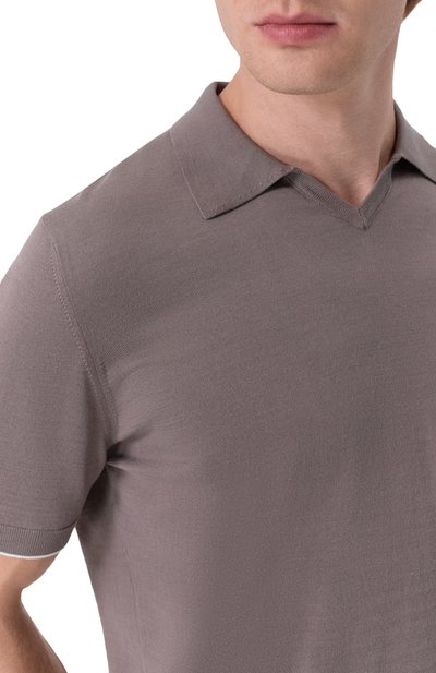 Хлопковое поло BRUNELLO CUCINELLI, арт. M29800145, фото 5