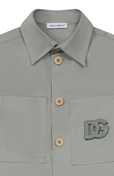 Хлопковая рубашка DOLCE & GABBANA, арт. L44S68/FUFKA, фото 3