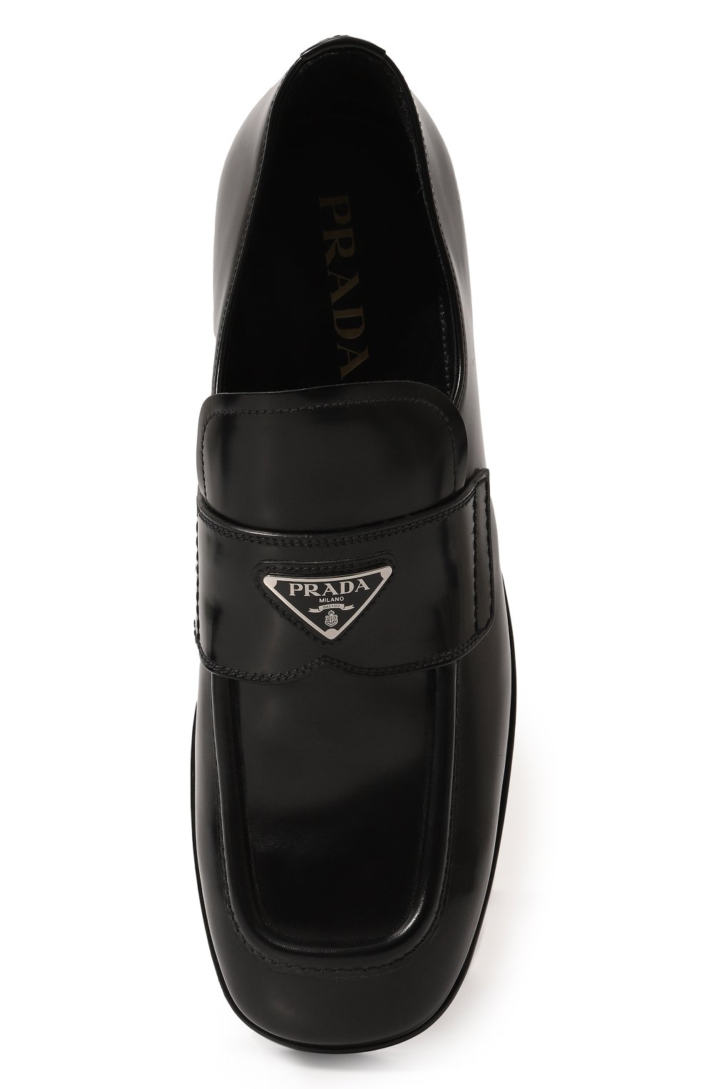 Кожаные лоферы PRADA, арт. 2DG118-LVN-F0002-X021, фото 6