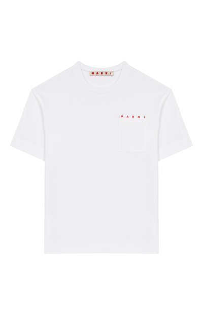 Хлопковая футболка MARNI, арт. M01415/M00RF