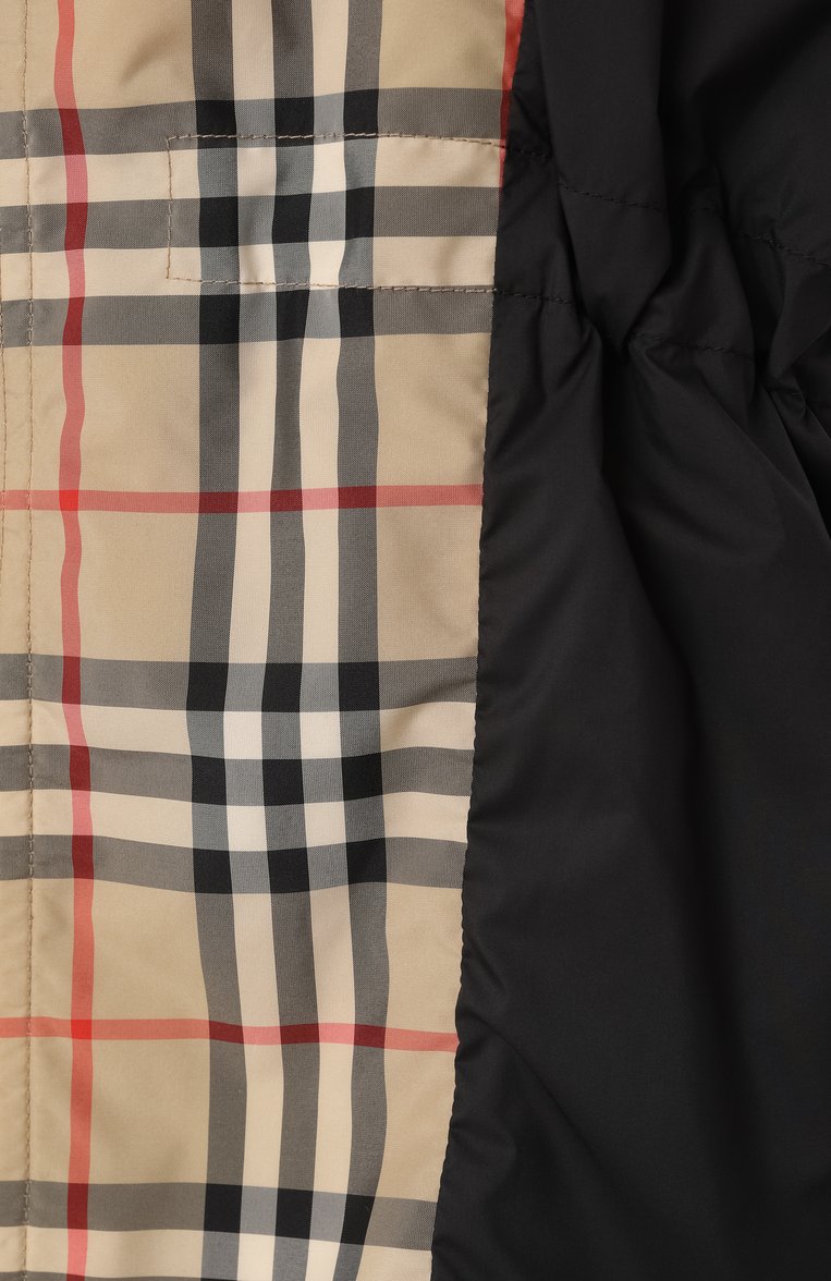 Женская ветровка BURBERRY бежевого цвета, арт. 8062947 | Фото 7 (Рукава: Длинные; Материал подклада: Синтетический материал; Длина (верхняя одежда): Короткие; Стили: Кэжуэл; Кросс-КТ: Ветровки, Куртка; Материал внешний: Синтетический материал)