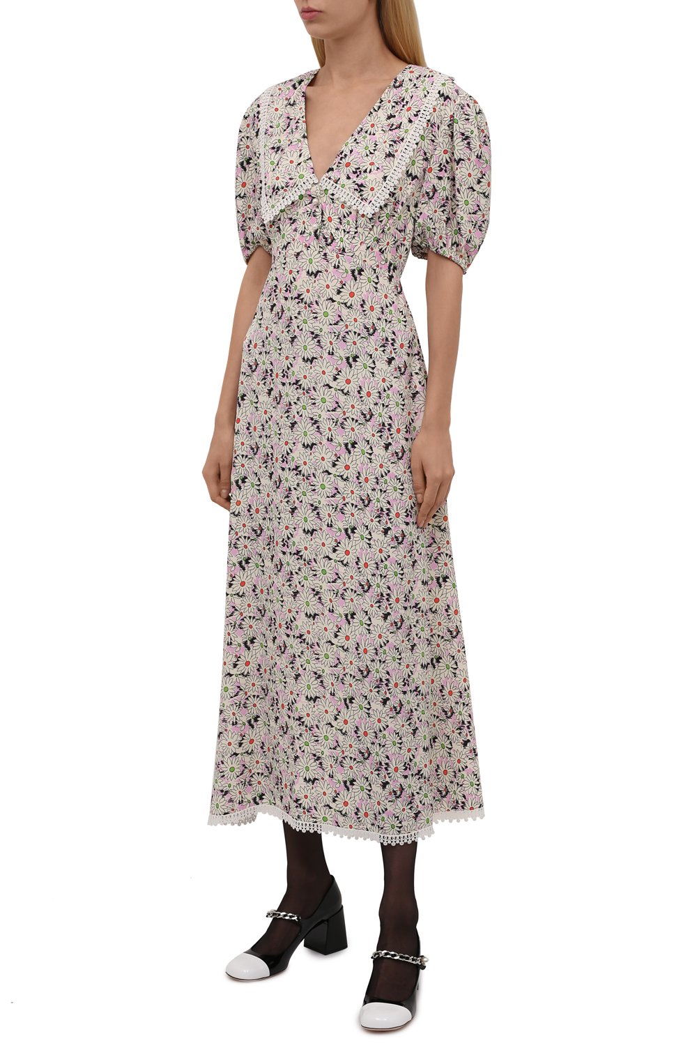 Платье из вискозы MIU MIU, арт. MF4364-1ZP6-F0BDK, фото 3