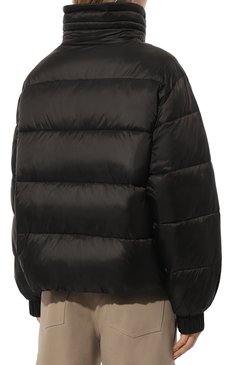 Женская утепленная куртка BOSS черного цвета, арт. 50498806 | Фото 4 (Кросс-КТ: Куртка, Утепленный; Рукава: Длинные; Материал внешний: Синтетический материал; Материал сплава: Проставлено; Материал подклада: Синтетический материал; Драгоценные камни: Проставлено; Длина (верхняя одежда): Короткие; Стили: Кэжуэл)