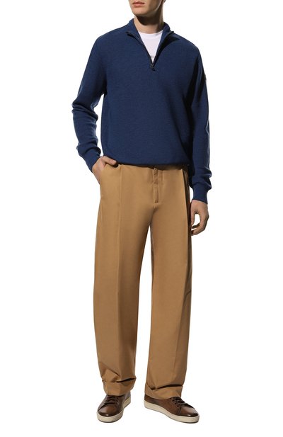 Шерстяной джемпер PAUL&SHARK синего цвета по цене 28800 руб., арт. 12311109, фото 2 Шерстяной джемпер PAUL&SHARK, арт. 12311109, фото 2