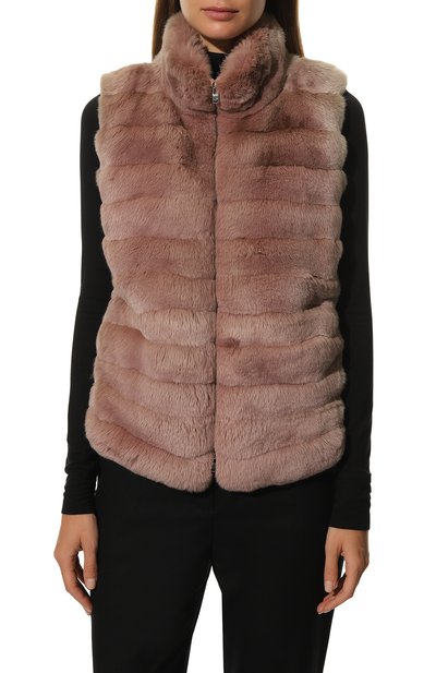 Жилет из кашемира и меха шиншиллы LORO PIANA, арт. FAF3985, фото 3