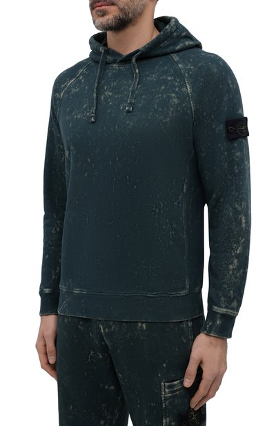 Хлопковое худи STONE ISLAND, арт. 751561338, фото 3