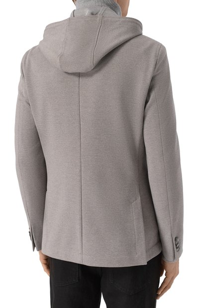 Однобортный пиджак BOSS светло-серого цвета по цене 79550 руб., арт. 50562499, фото 5 Однобортный пиджак BOSS, арт. 50562499, фото 5