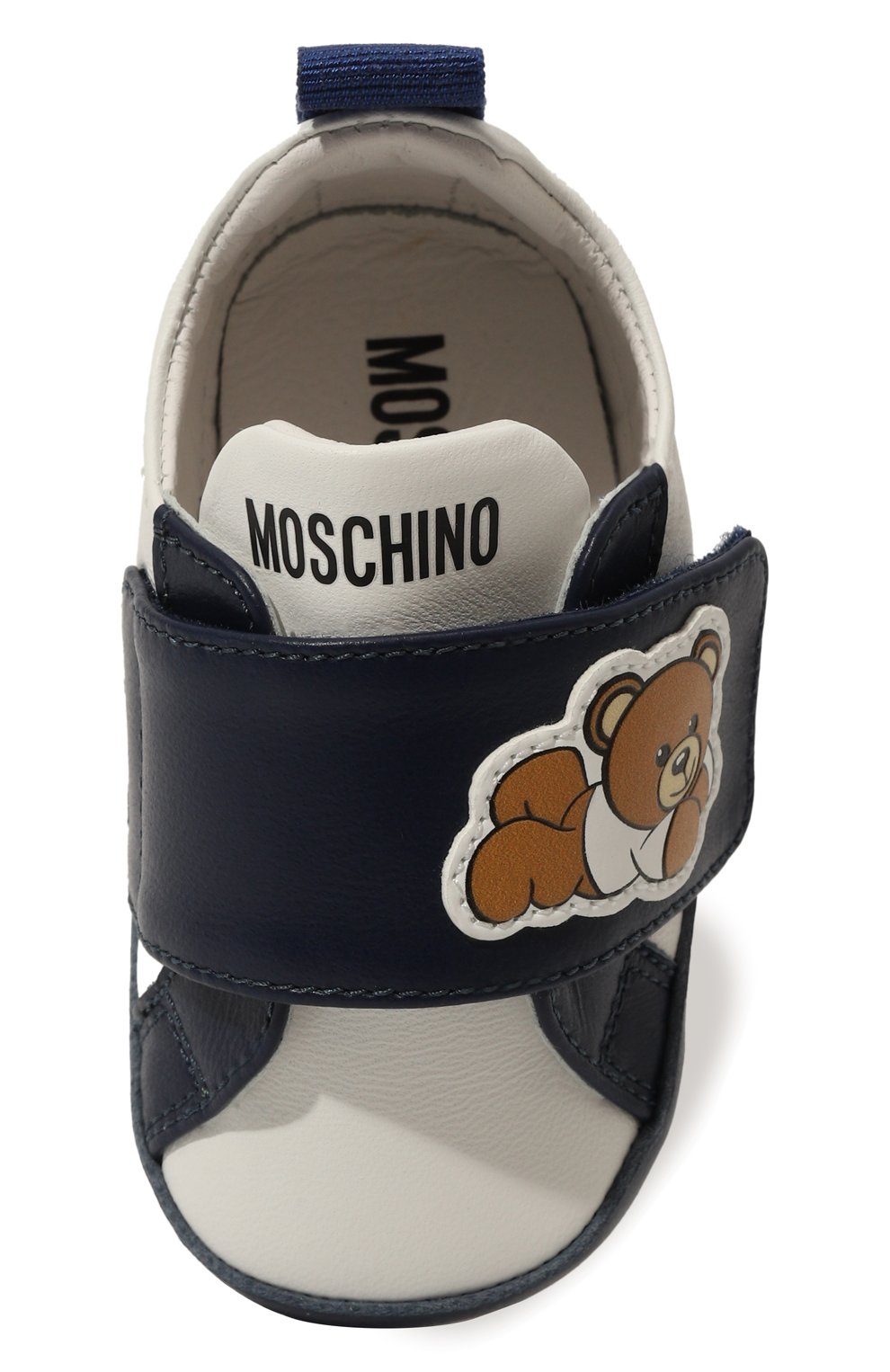 Кожаные пинетки MOSCHINO, арт. 78564, фото 4