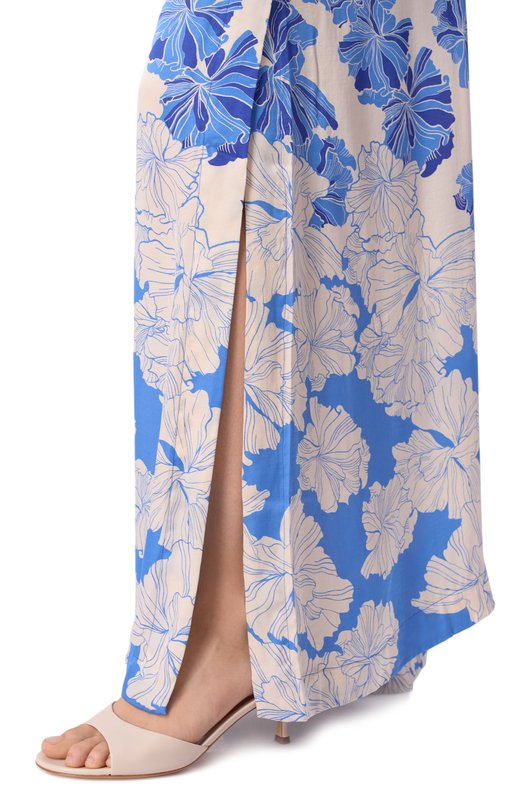 Брюки из вискозы Poupette St Barth WL3S26QVSFNU Голубой  WL3S26QVSFNU Фото 5