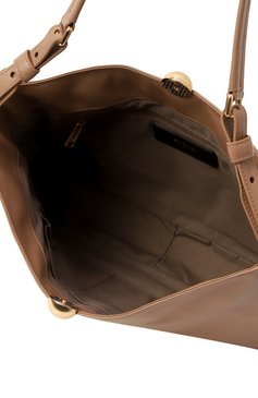 Женская сумка furla sfera soft large FURLA светло-коричневого цвета, арт. WB01365/BX3168 | Фото 5 (Материал: Натуральная кожа; Размер: large)