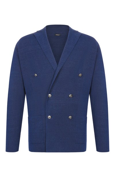 Мужской пиджак изо льна и хлопка KITON, арт. UMK0911