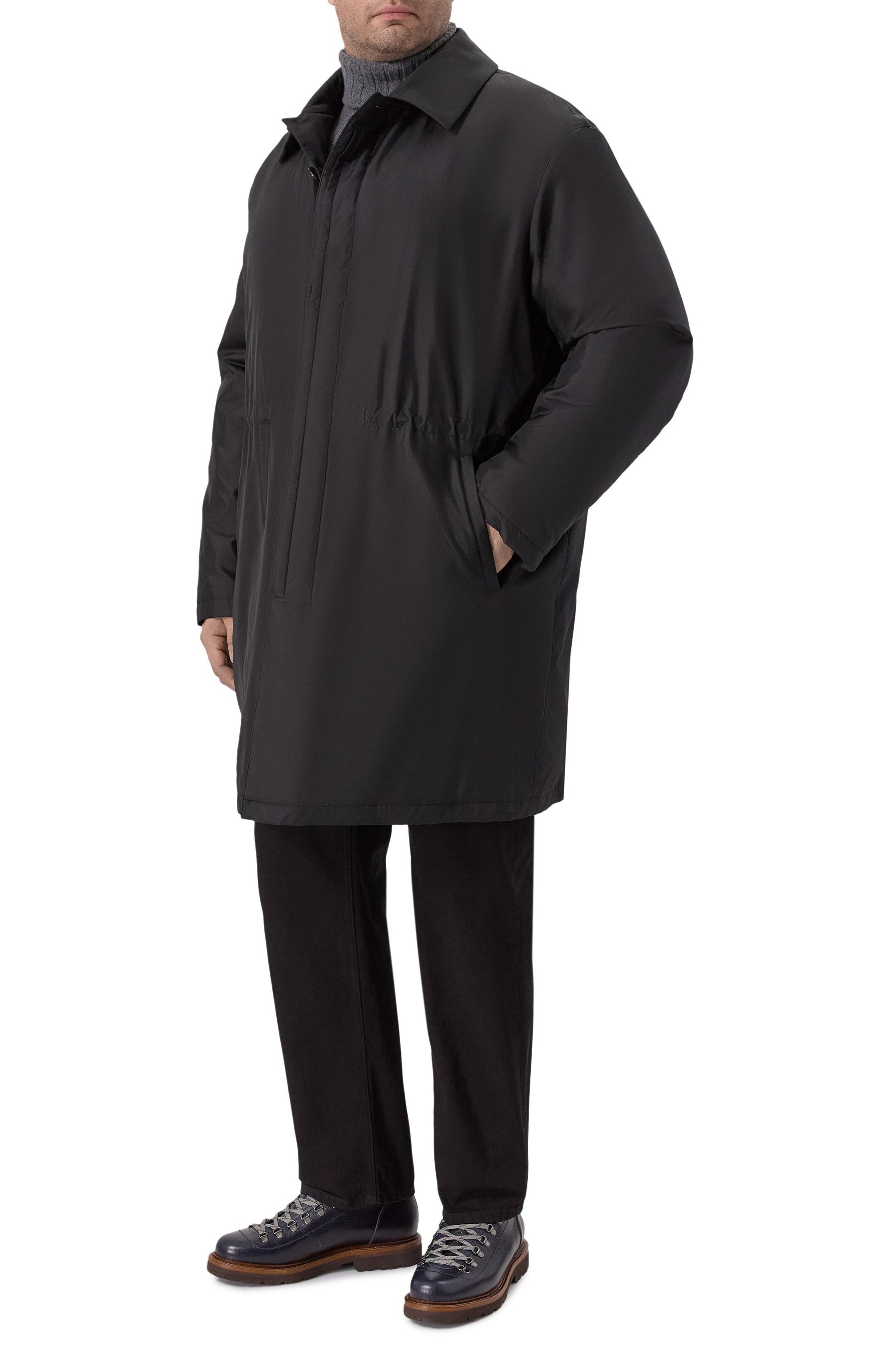 Шелковая парка с подкладкой из норки MVST, арт. M25.1PM.C002H-V BS/F020+MINK, фото 2