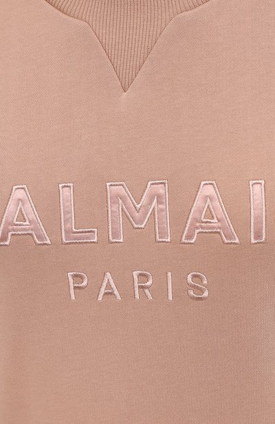 Хлопковый свитшот BALMAIN бежевого цвета по цене 58550 руб., арт. UF03691/I497, фото 5 Хлопковый свитшот BALMAIN, арт. UF03691/I497, фото 5