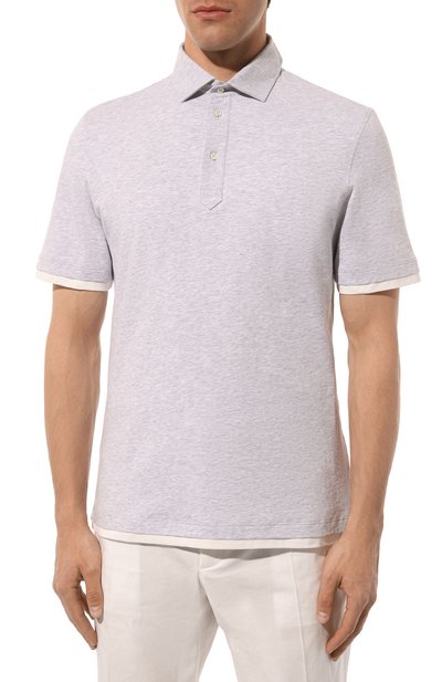 Хлопковое поло BRUNELLO CUCINELLI, арт. M0B133966, фото 3