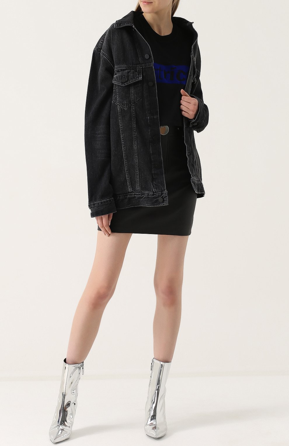 Джинсовая куртка ALEXANDER WANG, арт. 4D992043AC, фото 2