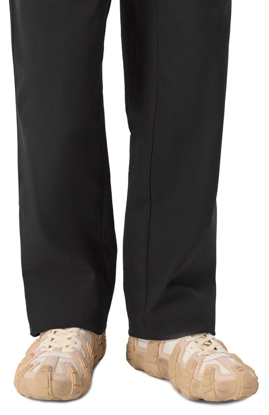 Комбинированные кроссовки S-D-Griffe low Diesel Y03642/P8409 Бежевый  Y03642/P8409 Фото 3