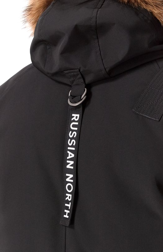 Пуховая парка MIR-1 с меховой отделкой Arctic Explorer MIR_BLK Чёрный  MIR_BLK Фото 5