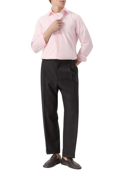 Кожаные лоферы DRIES VAN NOTEN хаки цвета по цене 85550 руб., арт. MS251/1480/112, фото 2 Кожаные лоферы DRIES VAN NOTEN, арт. MS251/1480/112, фото 2