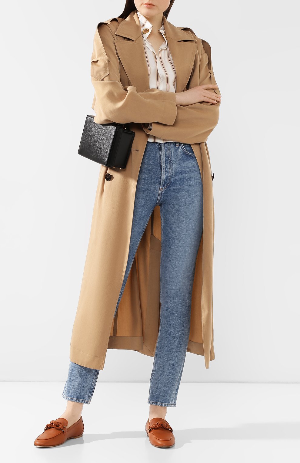 Кожаные лоферы TOD’S, арт. XXW79A0B010NYH, фото 2