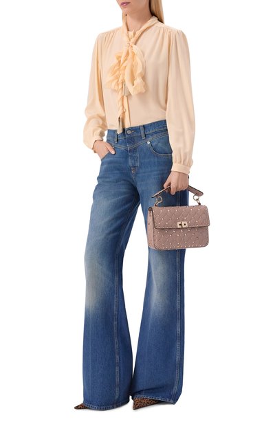 Сумка rockstud spike medium VALENTINO, арт. 8W2B0122/NAP, фото 3
