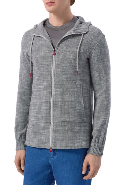 Куртка-рубашка из шерсти и шелка KITON, арт. UMC010K0617E05, фото 3