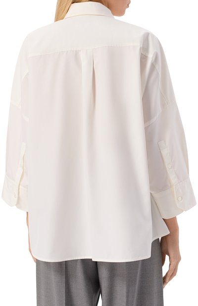 Хлопковая рубашка WEEKEND MAX MARA, арт. ZAV0RRA, фото 4