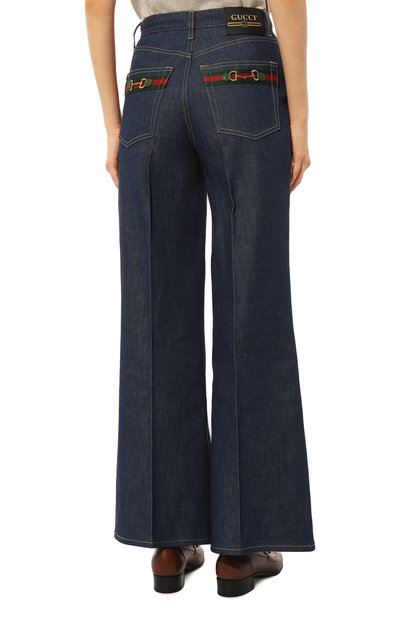 Джинсы GUCCI синего цвета по цене 108000 руб., арт. 677255 XDBUT, фото 4 Джинсы GUCCI, арт. 677255 XDBUT, фото 4