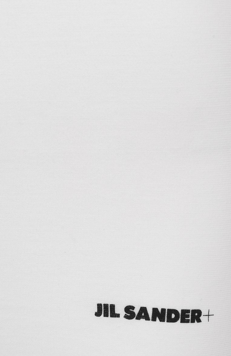 Женская хлопковая майка JIL SANDER белого цвета, арт. J40NL0114/J45031 | Фото 6 (Материал внешний: Хлопок; Длина (для топов): Стандартные; Стили: Минимализм; Рукава: На бретелях)