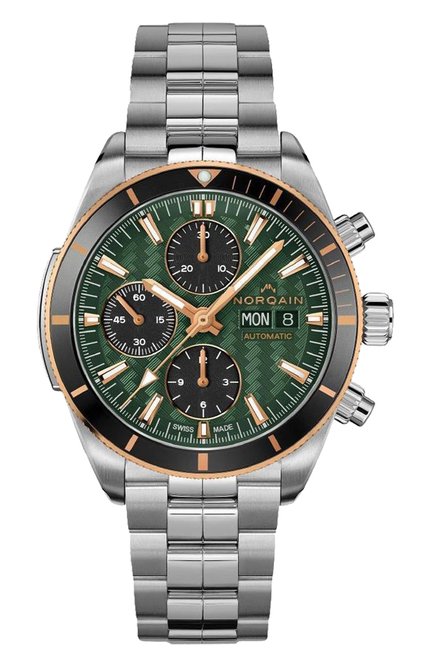 Мужские часы adventure sport chrono day/date NORQAIN бесцветного цвета, арт. N1500GA1ILC/E153/150SC | Фото 1 (Региональные ограничения белый список (Axapta Mercury): Не проставлено; Нос: Не проставлено)