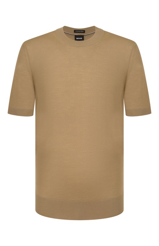 Шерстяной джемпер BOSS 50560476 Бежевый 50560476
