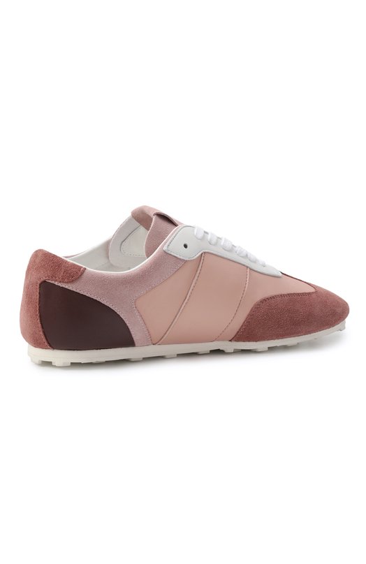 Кожаные кеды Marni SNZW020400/P9097 Розовый  SNZW020400/P9097 Фото 5