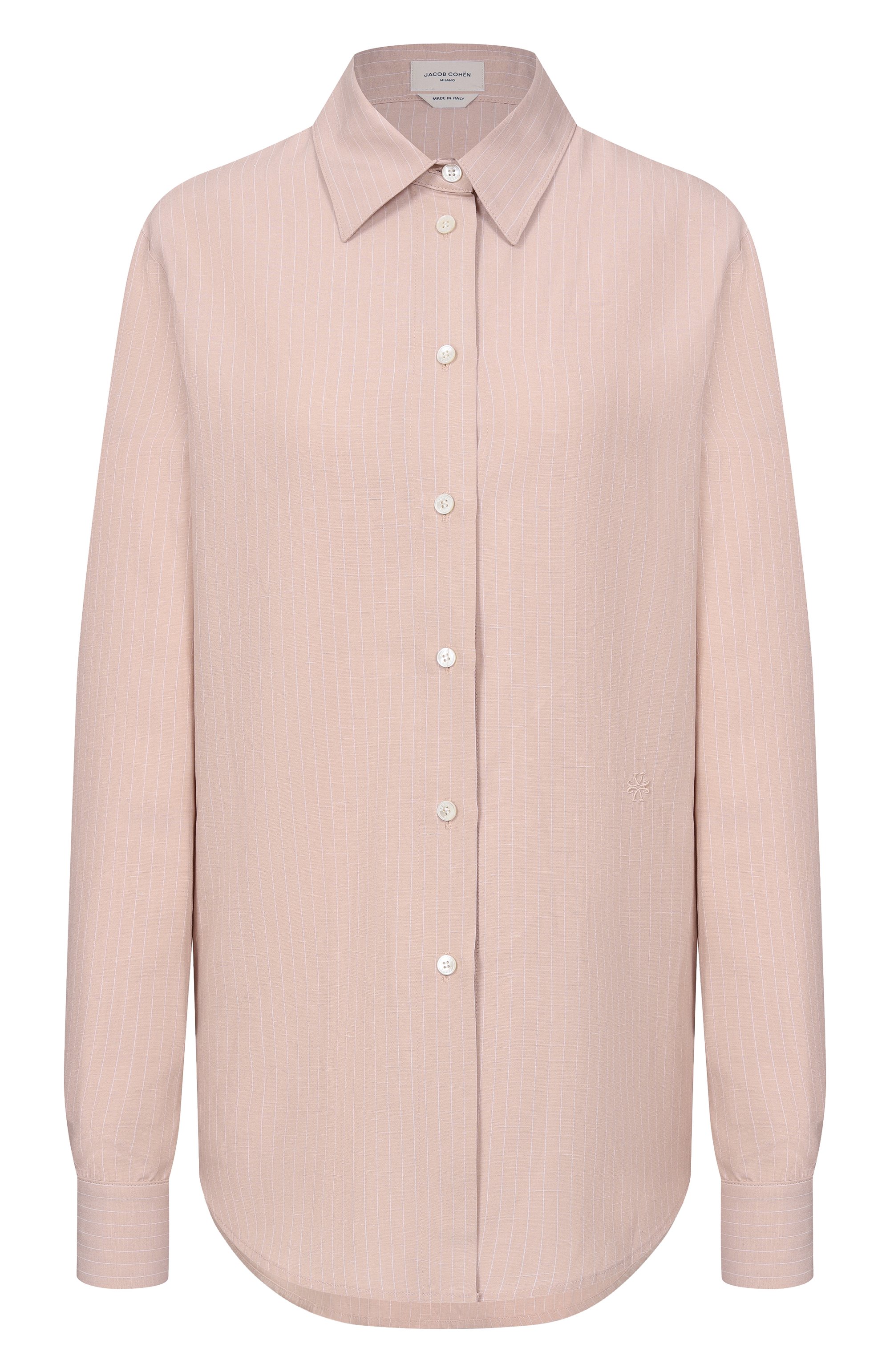 Рубашка из вискозы и льна JACOB COHEN, арт. JDM_C0076 002 T899A RW, фото 1