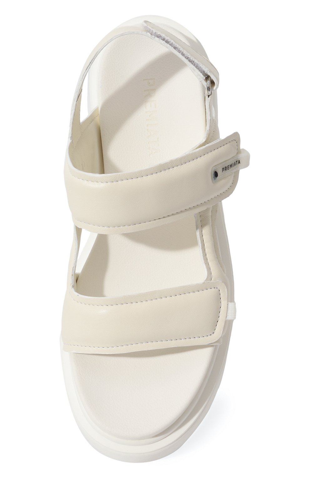 Кожаные сандалии PREMIATA молочного цвета по цене 42650 руб., арт. M6478/NAPPA, фото 6 Кожаные сандалии PREMIATA, арт. M6478/NAPPA, фото 6