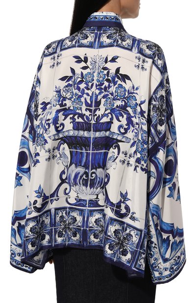 Шелковая рубашка DOLCE & GABBANA, арт. F5028T/HI1B0, фото 4