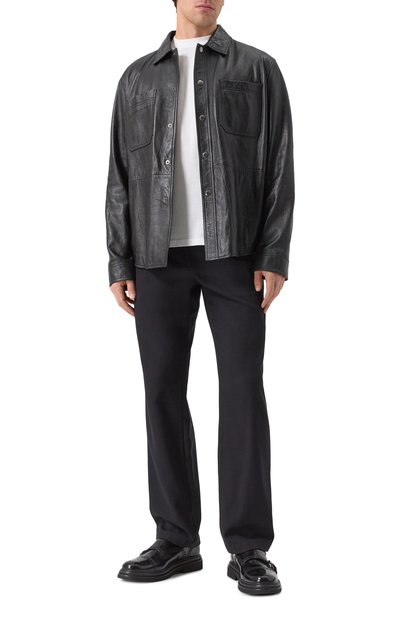 Мужская кожаная рубашка DOLCE & GABBANA, арт. G5LD2L/GG724