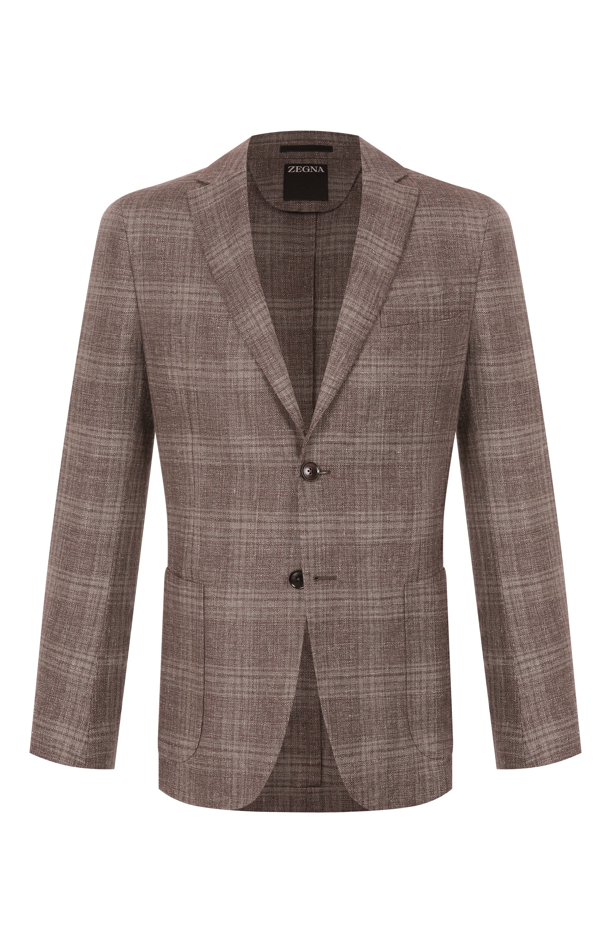 Пиджак изо льна и шерсти ZEGNA, арт. 1DNMG0/950727A9, фото 1