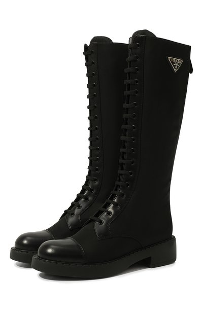 Комбинированные сапоги PRADA, арт. 1W906M-3LLB-F0002-D050, фото 1