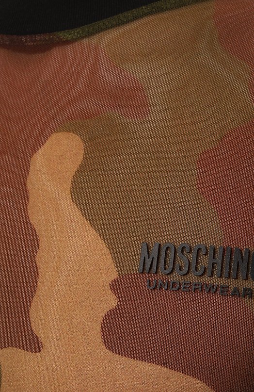 Хлопковая футболка Moschino Зелёный, фото 5