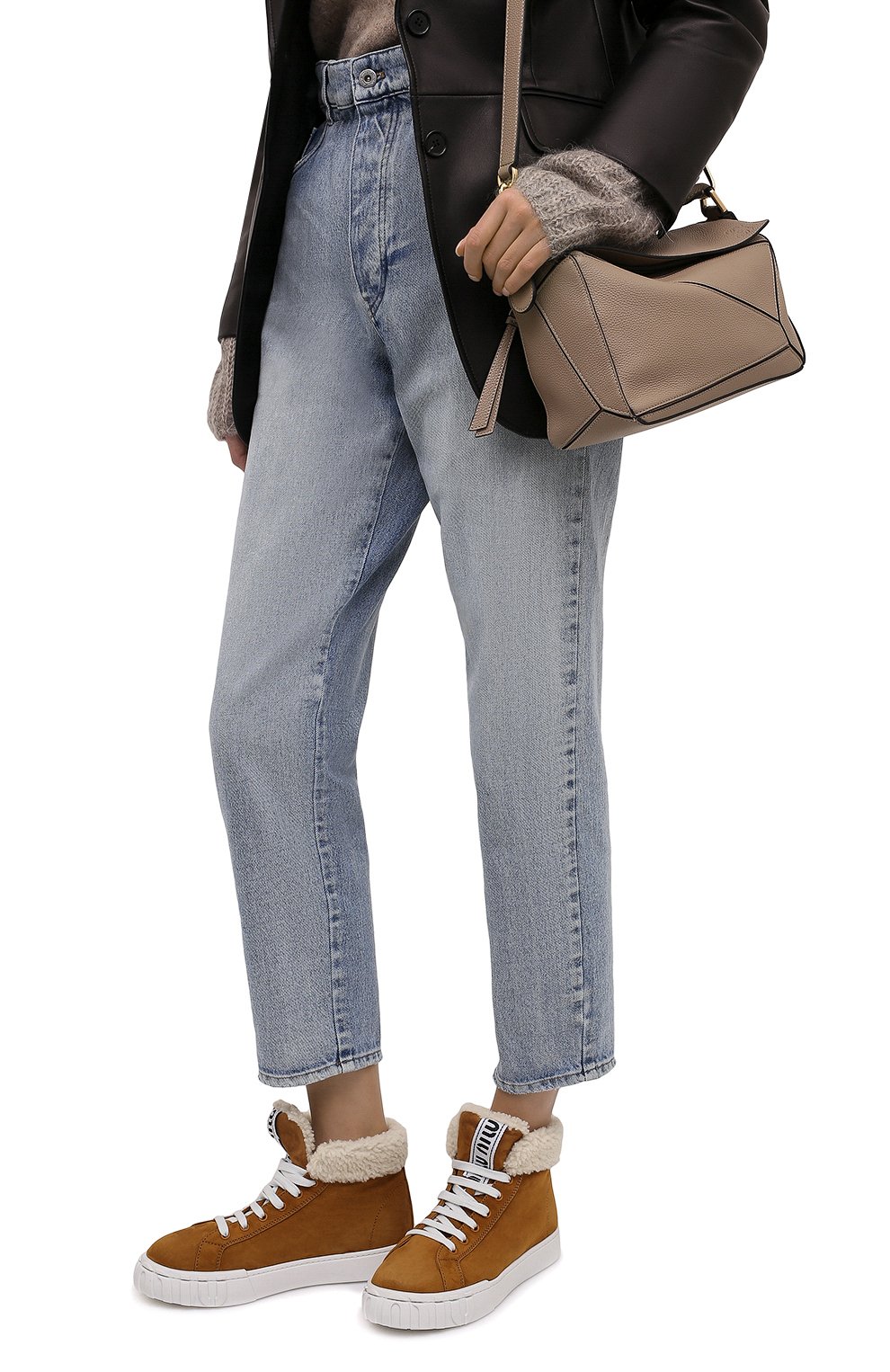 Замшевые кеды MIU MIU, арт. 5T384D-FDW-F0046-005, фото 2