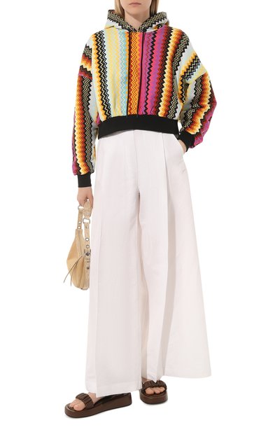 Хлопковое худи MISSONI разноцветного цвета по цене 53450 руб., арт. MS23SW03-BW00MJ, фото 2 Хлопковое худи MISSONI, арт. MS23SW03-BW00MJ, фото 2
