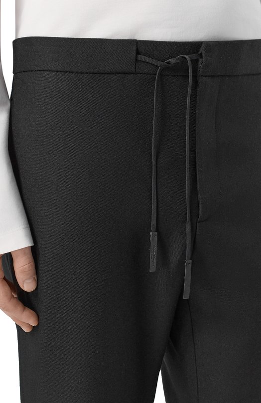 Шерстяные брюки Maison Margiela S50KA0388/S47782 Чёрный  S50KA0388/S47782 Фото 5