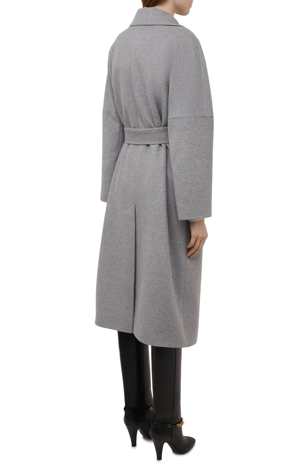 Пальто из шерсти и кашемира SEVEN LAB серого цвета по цене 31500 руб., арт. CV12 grey, фото 4 Пальто из шерсти и кашемира SEVEN LAB, арт. CV12 grey, фото 4