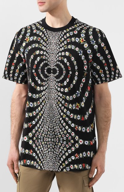Хлопковая футболка  GIVENCHY, арт. BM70PR3002, фото 3