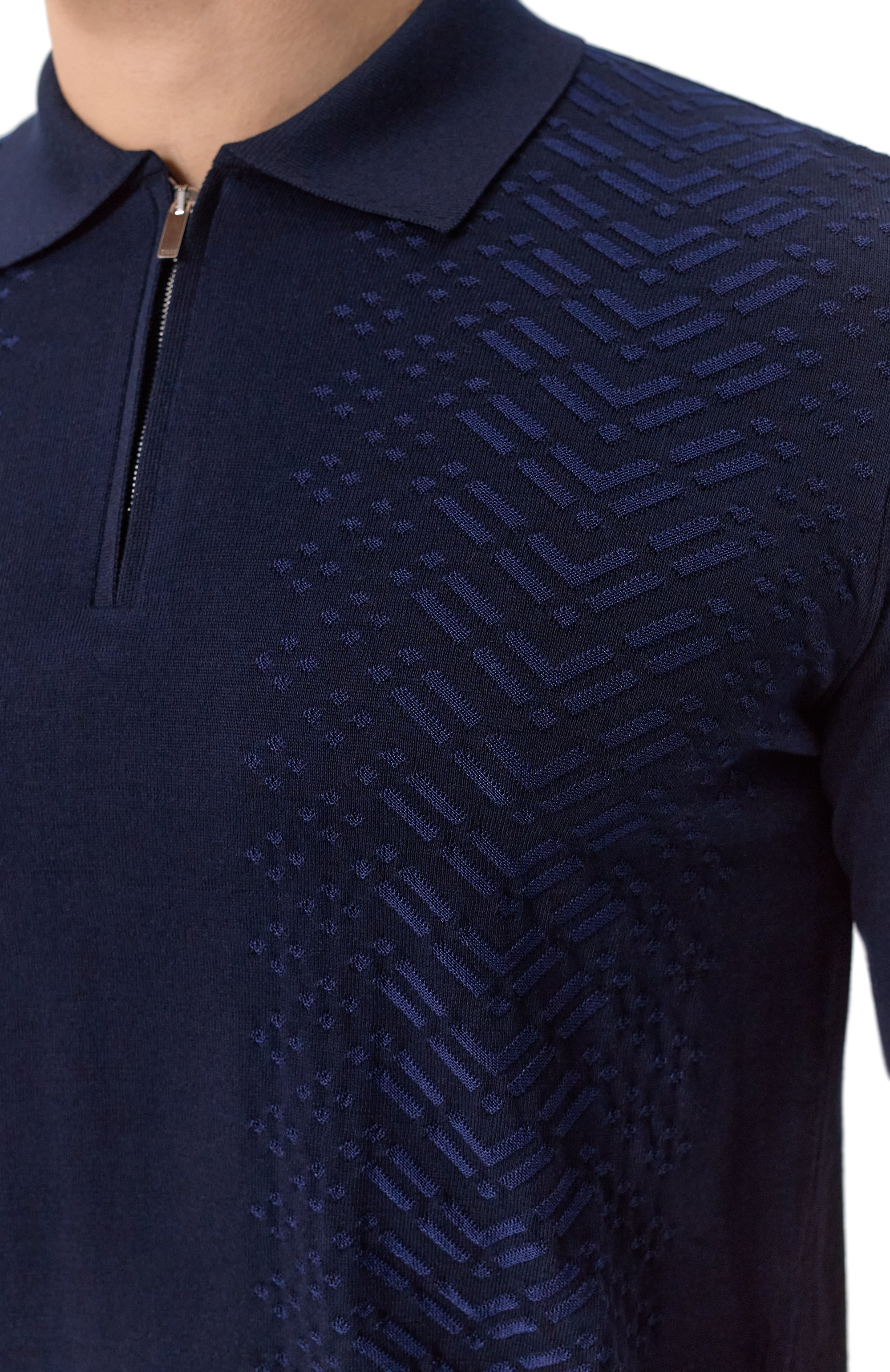 Поло из шелка и хлопка ZILLI, арт. KZP002M0145VSHC00, фото 5