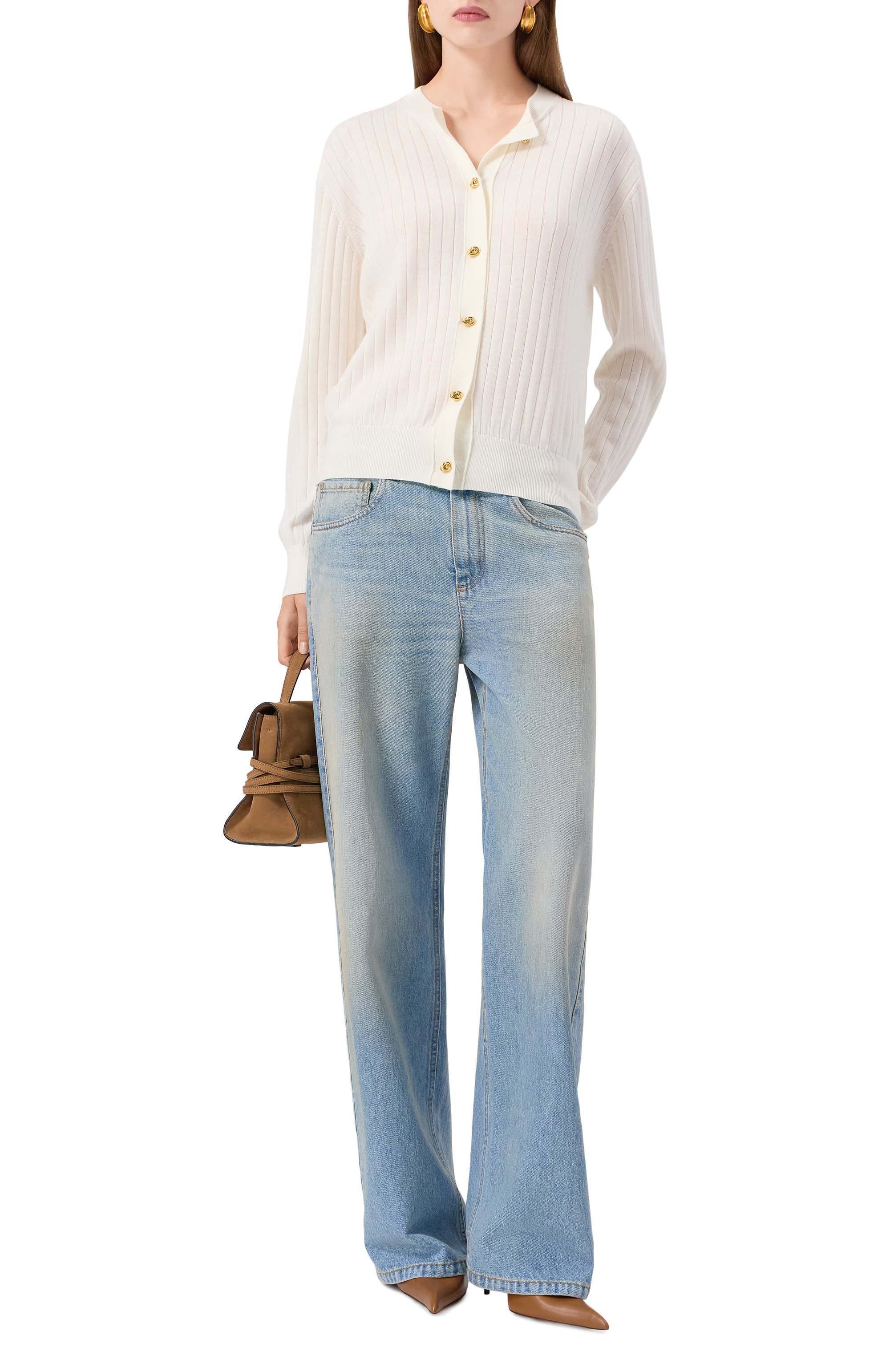 Шерстяной кардиган BOTTEGA VENETA, арт. 835337/V5L70, фото 2