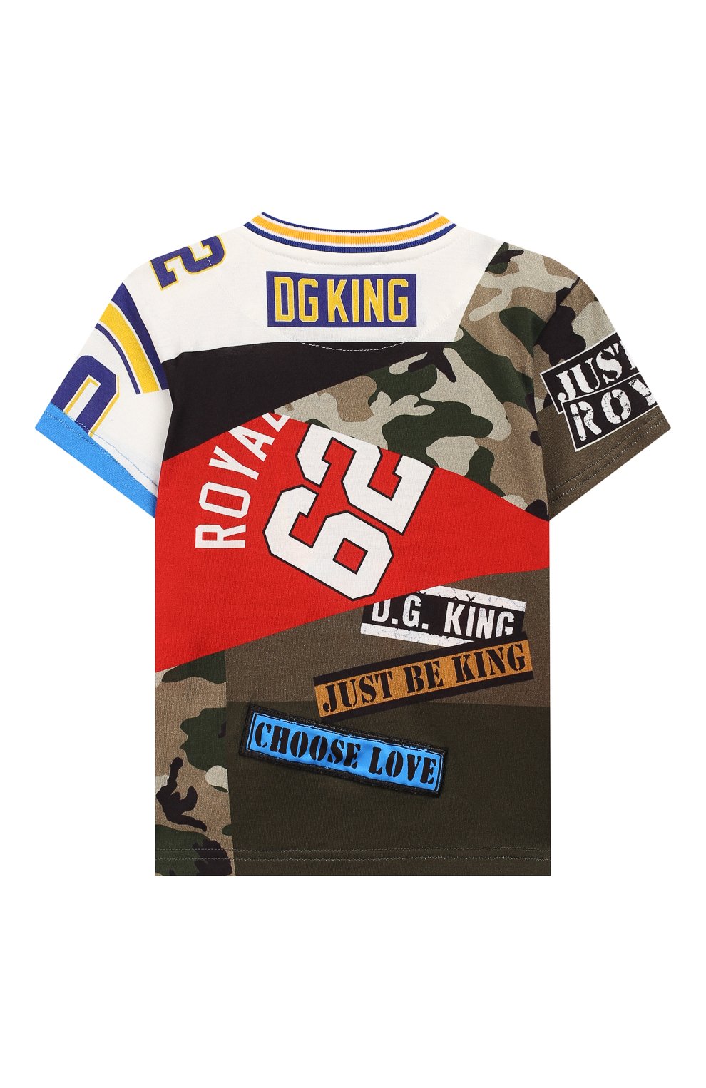 Хлопковая футболка DOLCE & GABBANA, арт. L1JT8E/G7RIN, фото 2